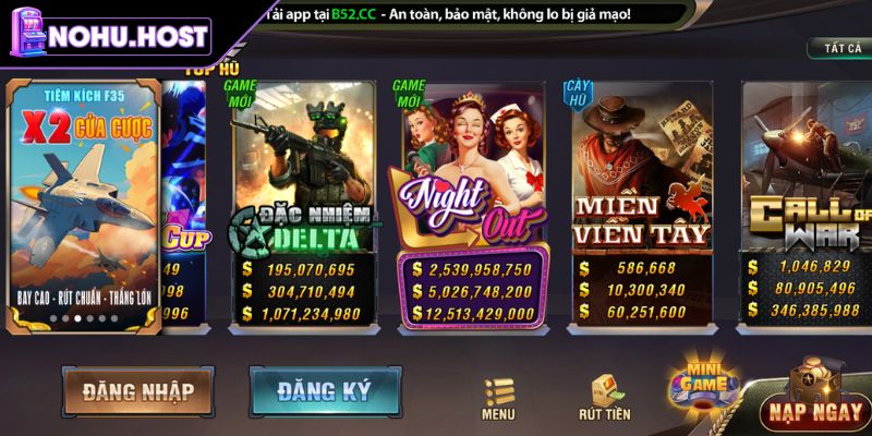 Kho game đổi thưởng phong phú